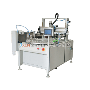 Vertical horizontal scraping screen printing machine